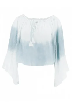 Blouse Yira Ombre Pale Blue