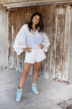 Blouse Yira Ombre Pale Blue