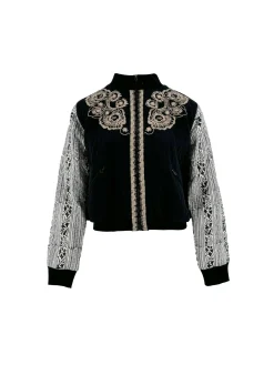 Bomber Jacket Corazon Black