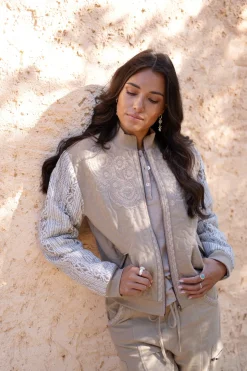 Bomber Jacket Corazon Sand