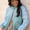 Bomber Jacket Corazon Stone Blue