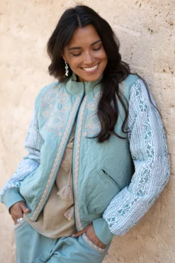 Bomber Jacket Corazon Stone Blue