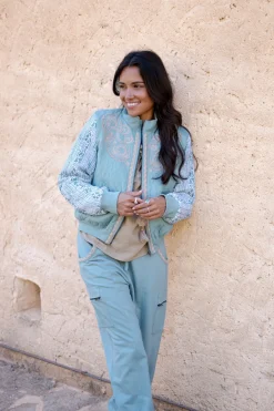 Bomber Jacket Corazon Stone Blue