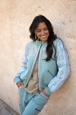 Bomber Jacket Corazon Stone Blue