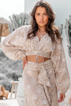 Crop Blouse Jesenia Natural