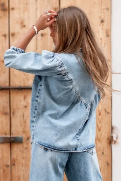 Denim Blouse Pancha Blue