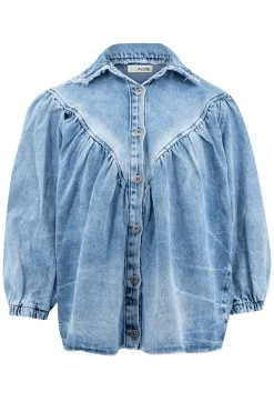 Denim Blouse Pancha Blue