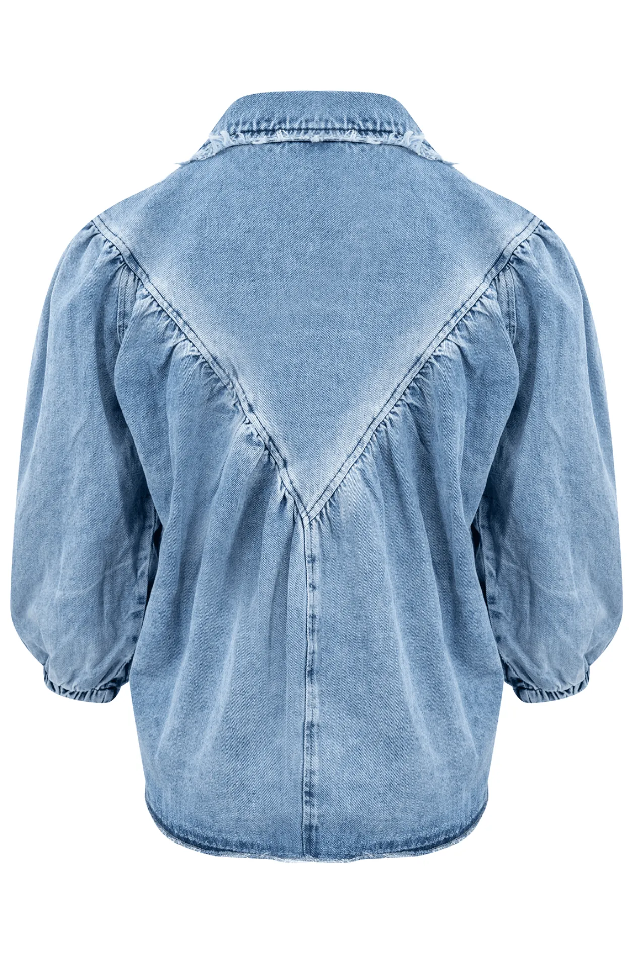 Denim Blouse Pancha Blue