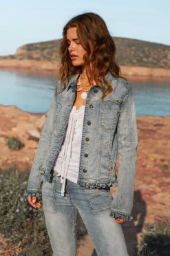 Denim Jacket - Ruffled