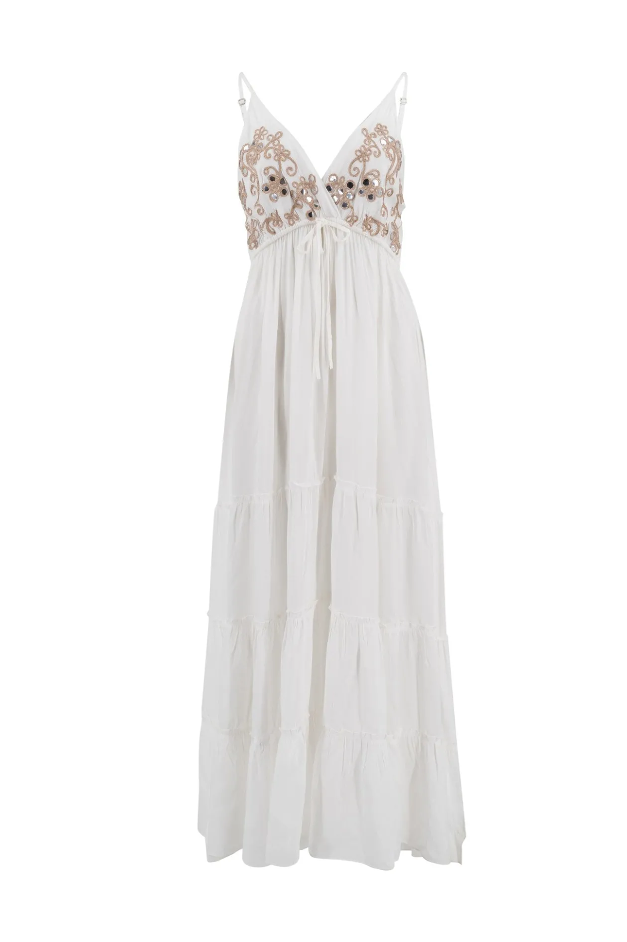 Dress Dolores Mirror White