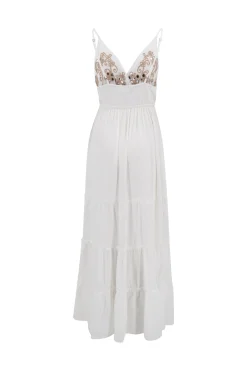 Dress Dolores Mirror White