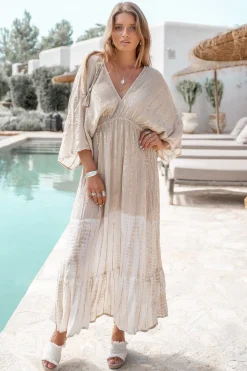 Dress Emilia Tye Dye Beige/ white