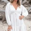 Dress Eva Plain Ivory