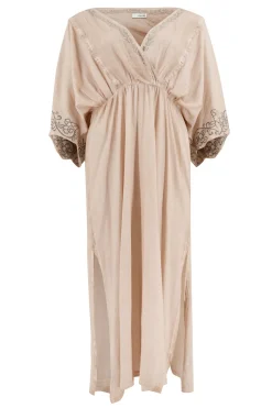 Dress Fly Jersey Sand