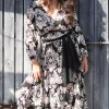 Dress Gloria Baroque Black print