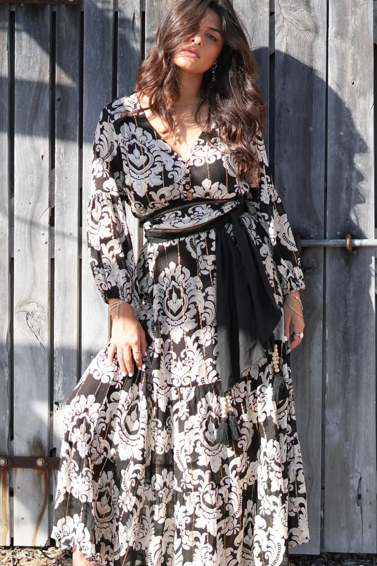 Dress Gloria Baroque Black print