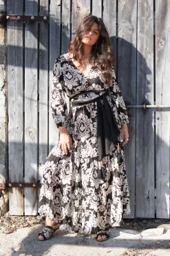 Dress Gloria Baroque Black print