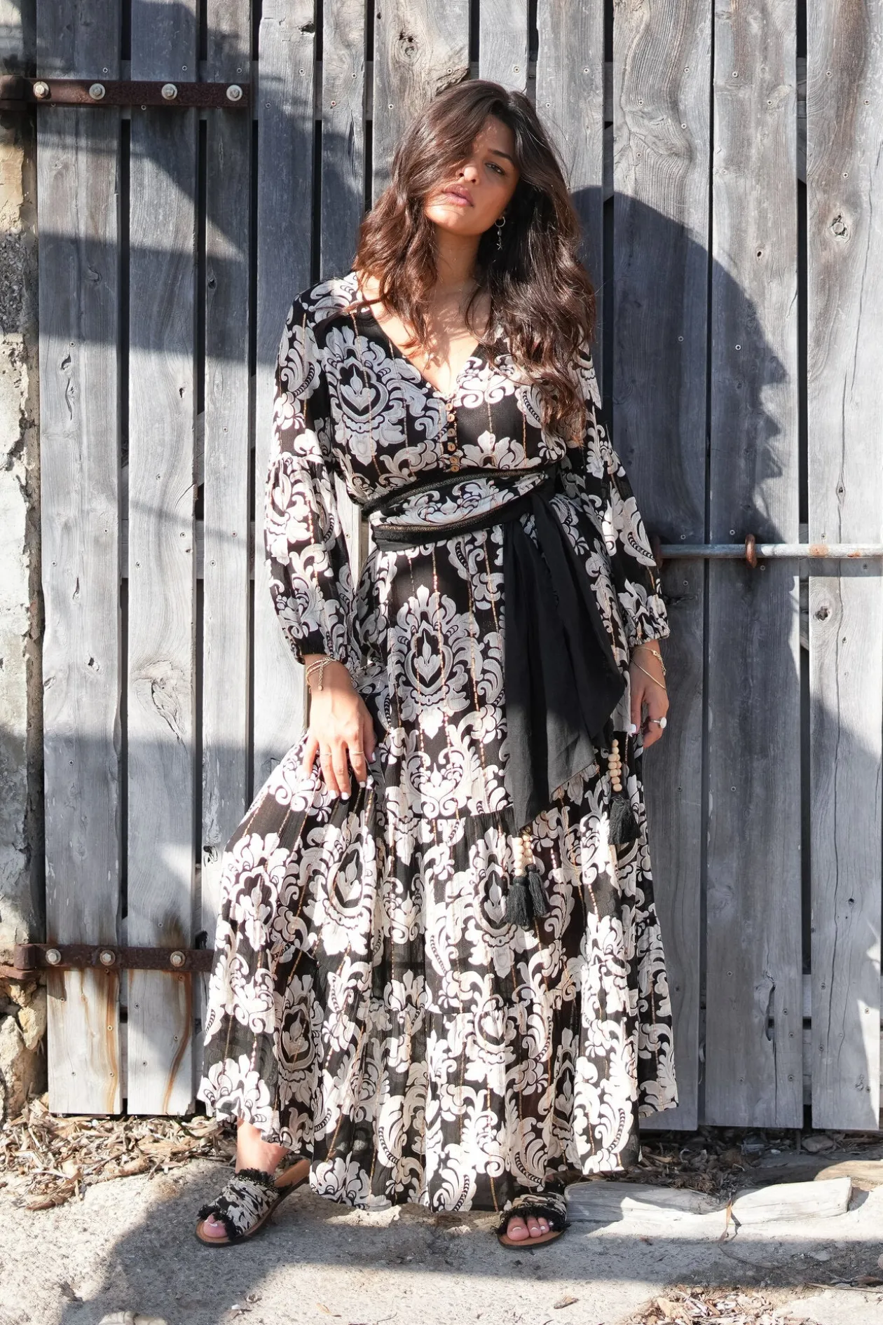 Dress Gloria Baroque Black print