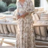 Dress Gloria Baroque White Print