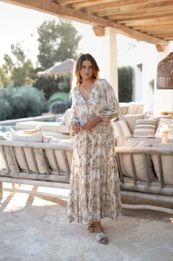 Dress Gloria Baroque White Print