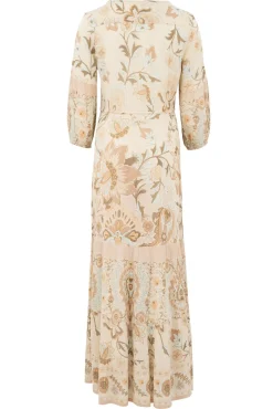 Dress Gloria Flower Natural