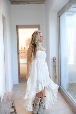 Dress Gypsy Boho Powder Tye Dye