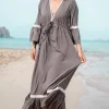 Dress Isabella Crochet Taupe