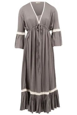 Dress Isabella Crochet Taupe