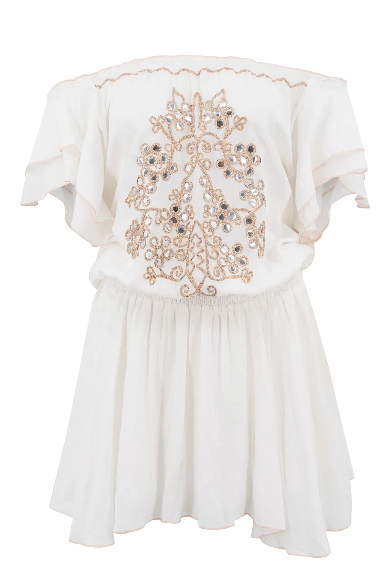 Dress Jairo Mirror White