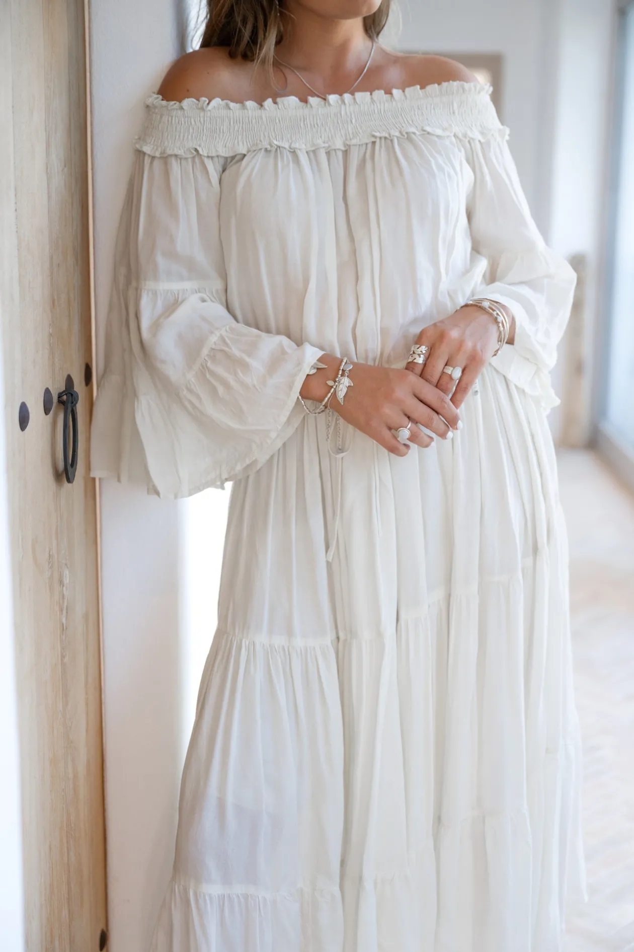 Dress Jamee Boho Ecru