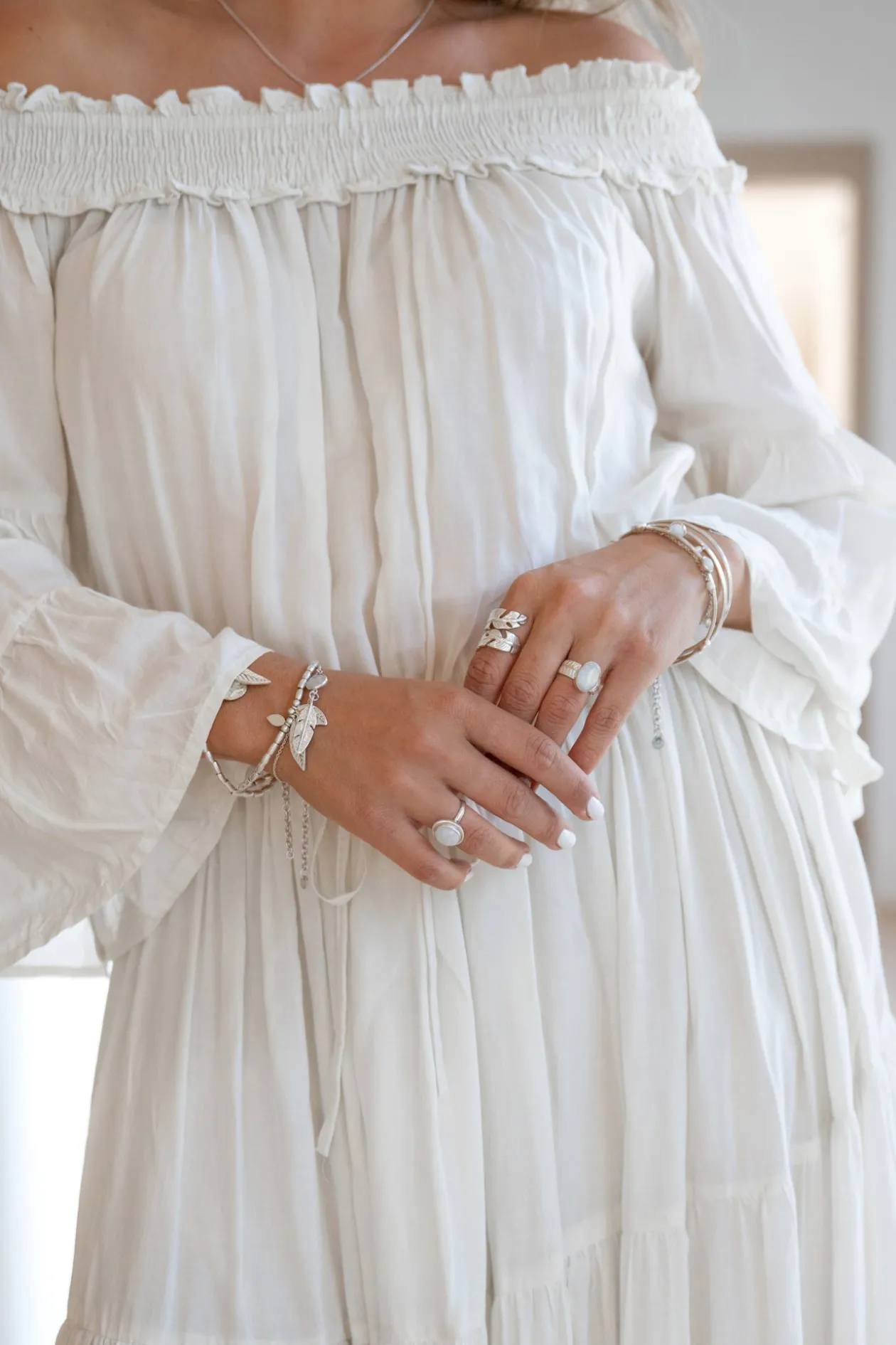 Dress Jamee Boho Ecru