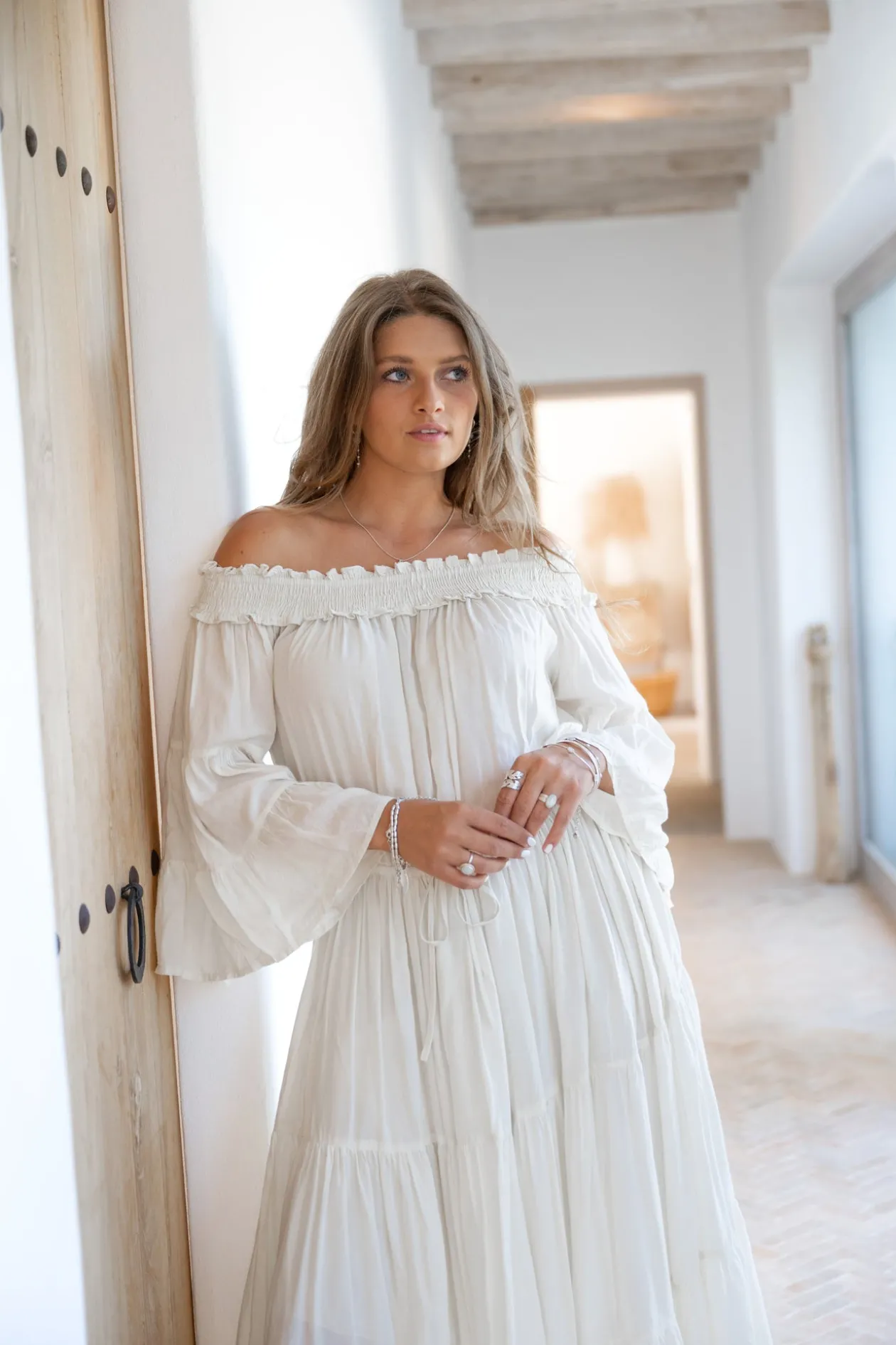 Dress Jamee Boho Ecru