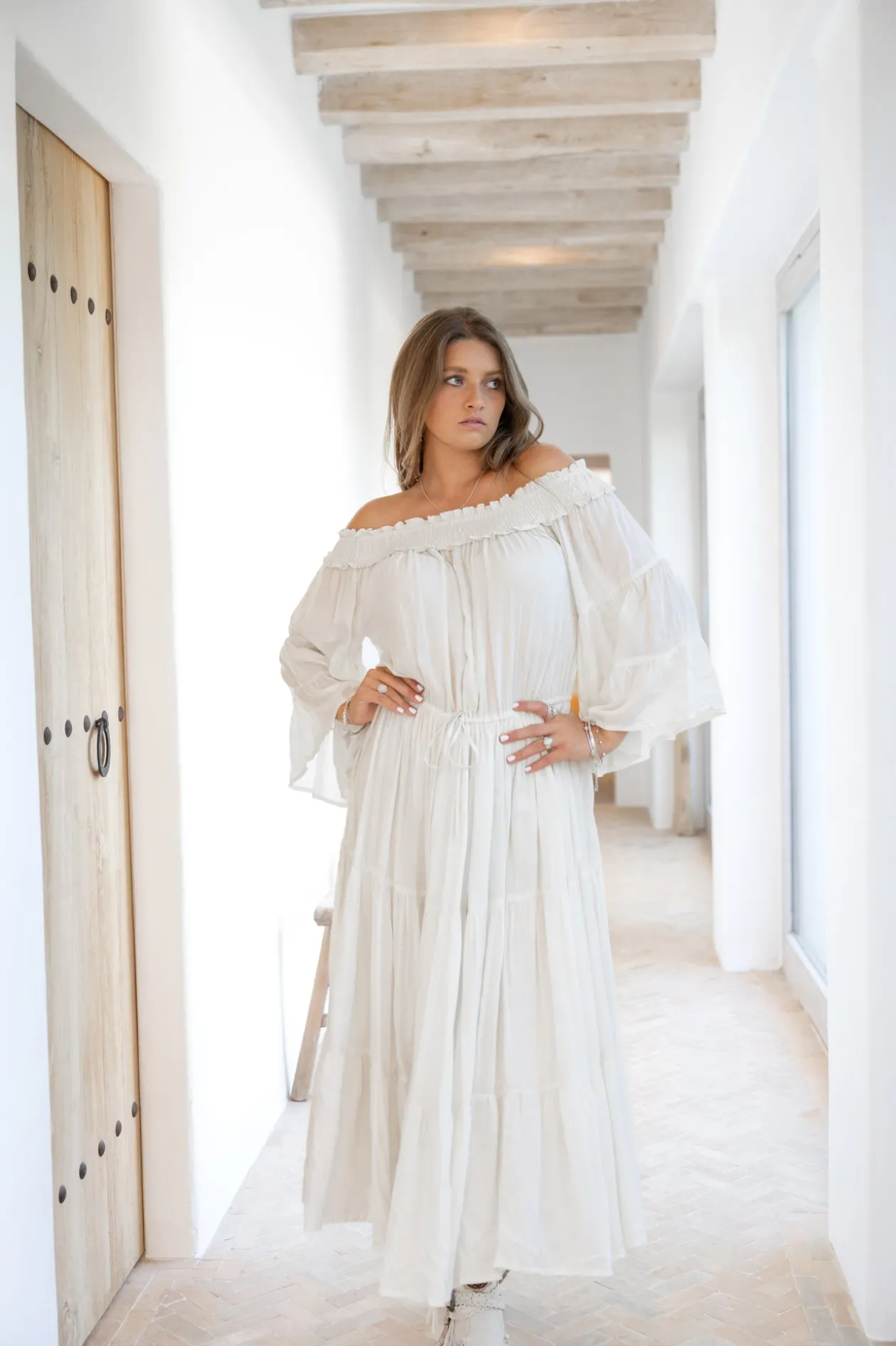 Dress Jamee Boho Ecru