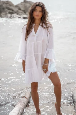Dress Lilla White