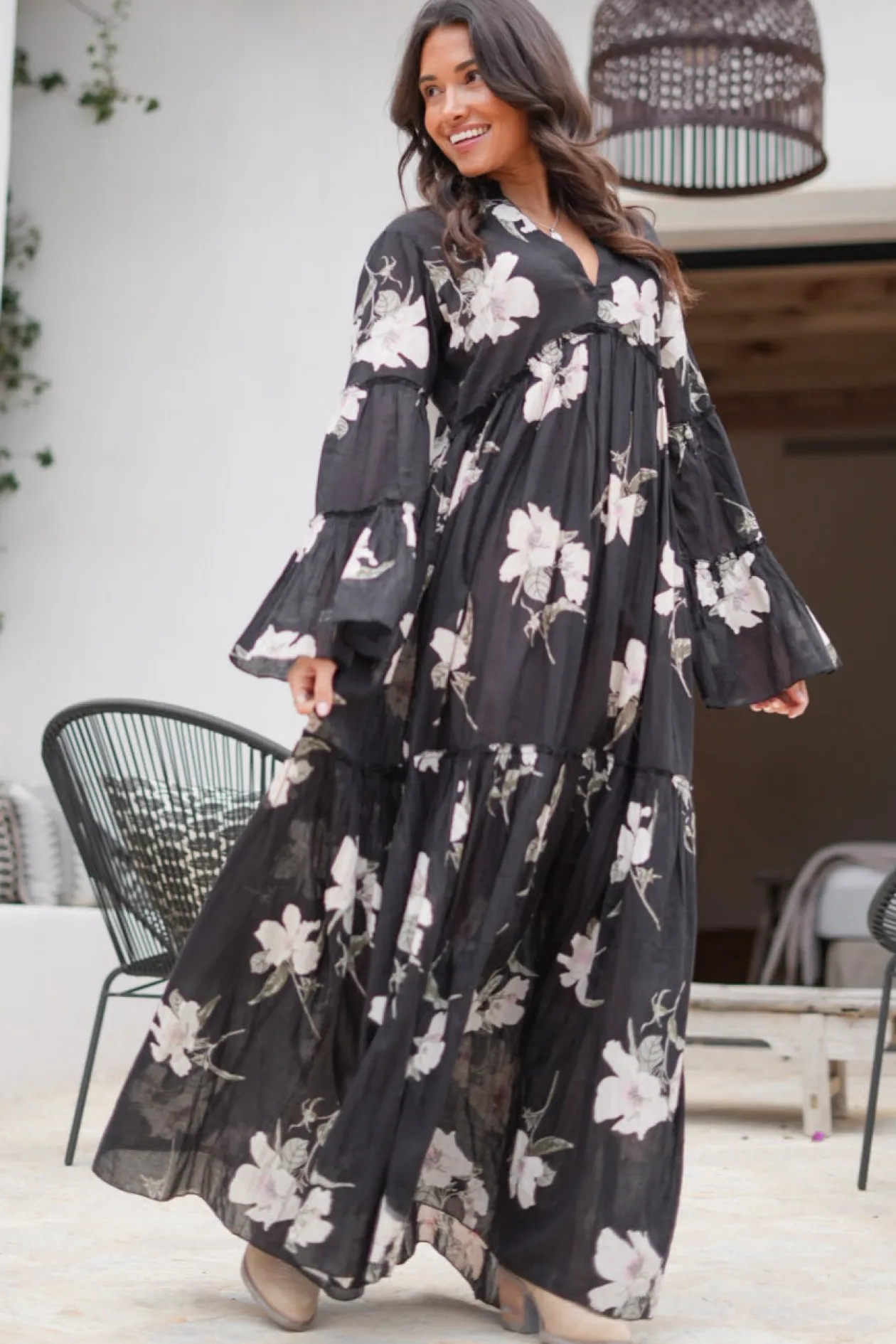 Dress Lucia Bloom Black