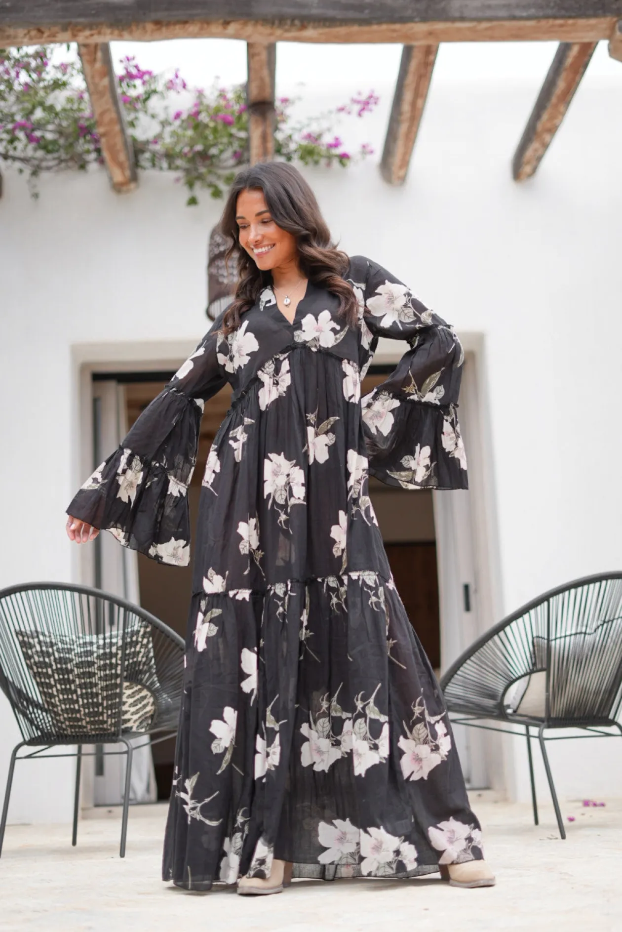 Dress Lucia Bloom Black