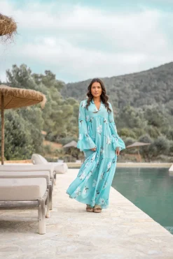 Dress Lucia Bloom Turquoise