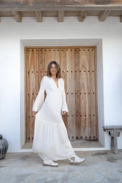 Dress Lucia Flower Ivory