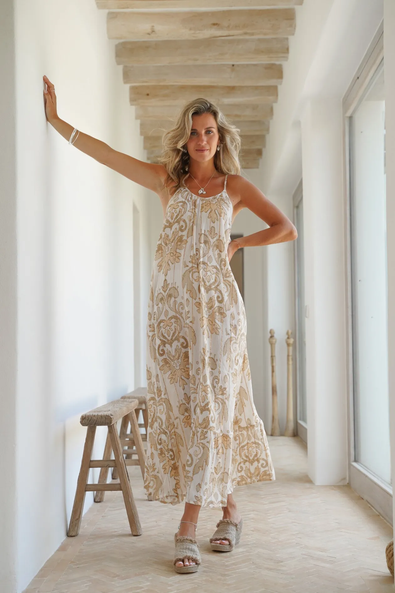 Dress Madia Barok Ivory
