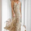 Dress Madia Barok Khaki