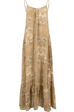 Dress Madia Barok Khaki