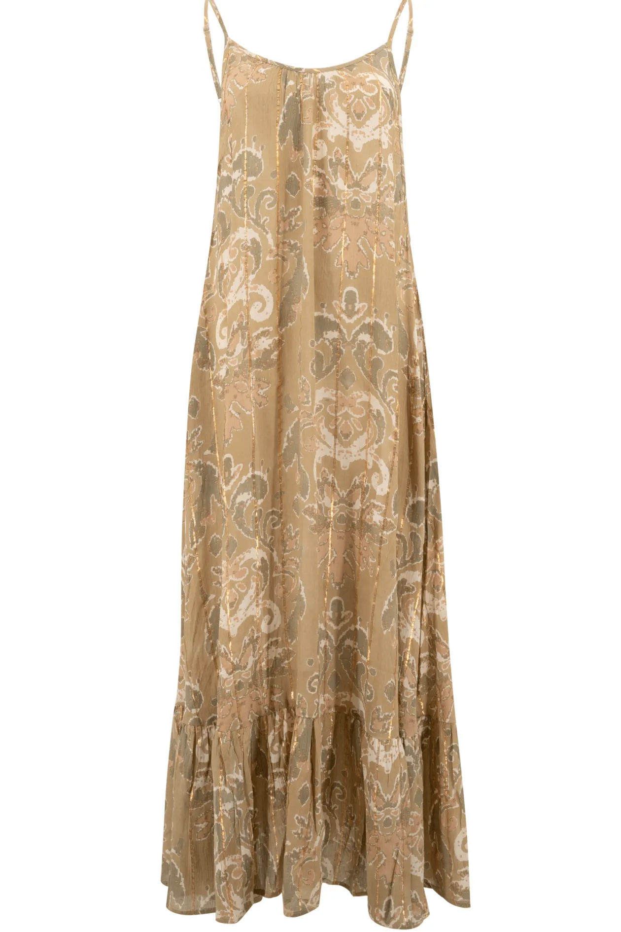 Dress Madia Barok Khaki