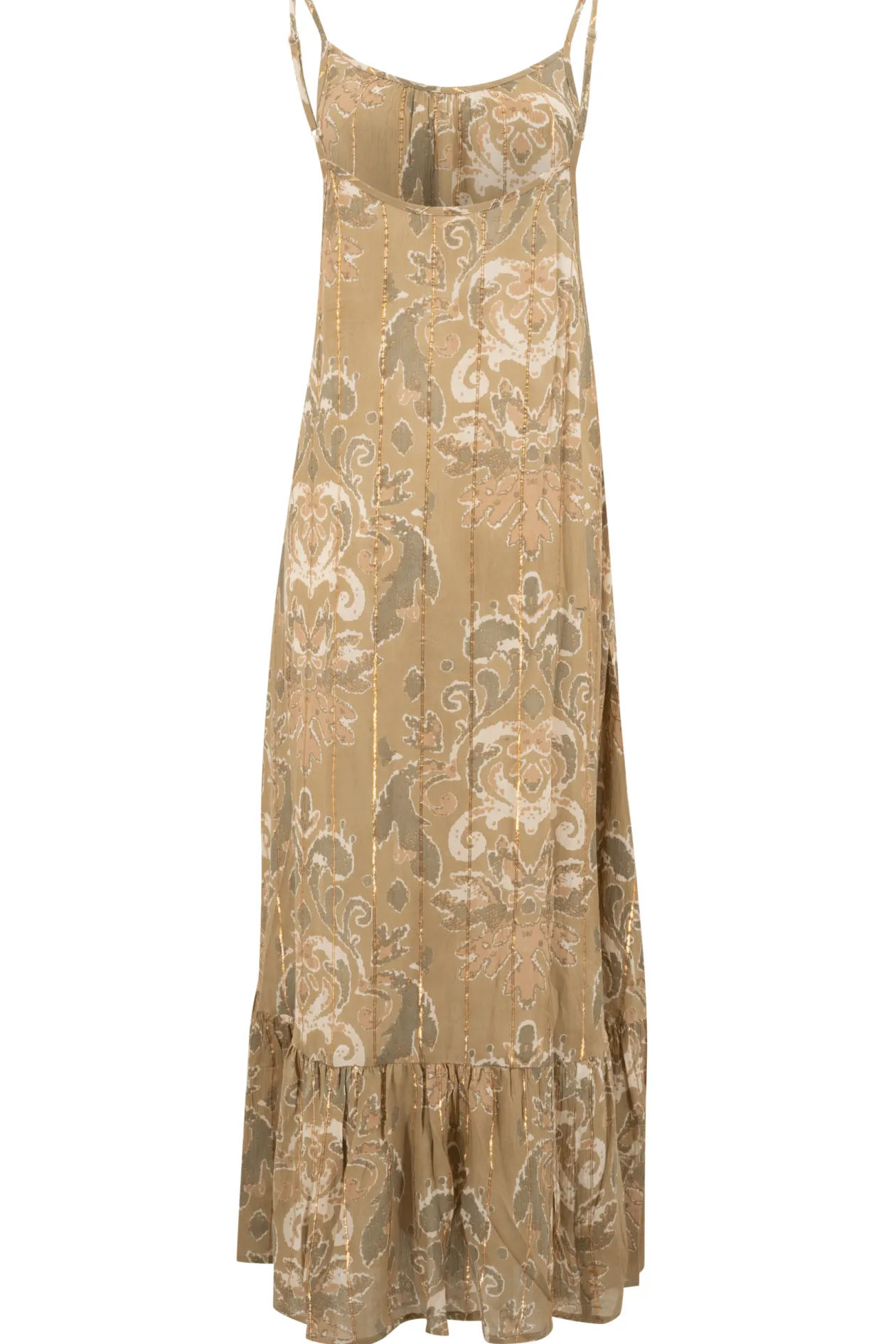 Dress Madia Barok Khaki