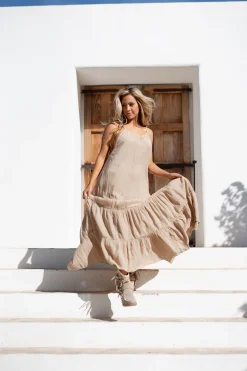 Dress Madia Boho Powder