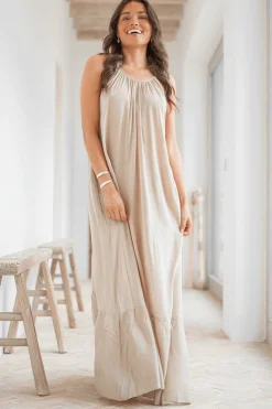 Dress Mina Taupe