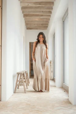 Dress Mina Taupe