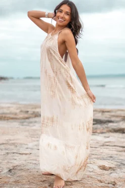 Dress Mina Tie Dye Taupe