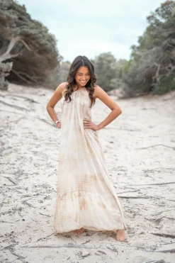Dress Mina Tie Dye Taupe