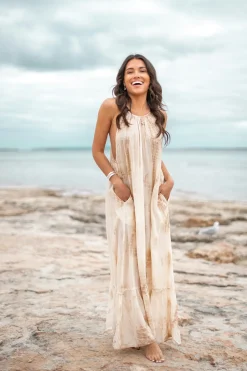 Dress Mina Tie Dye Taupe