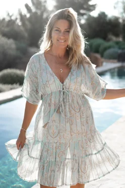 Dress Mio Baroque Mint Print